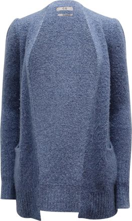 Co Open Cardigan in Blue Cashmere