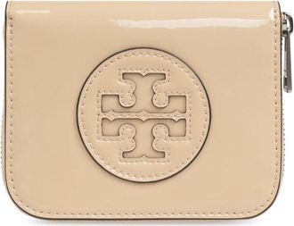 Tory Burch Portafoglio con logo - Toni neutri