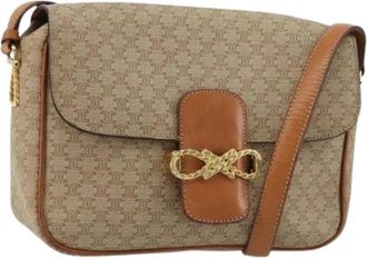 Celine Pre-owned Vintage Schoudertas - Dames - Vintage Schoudertas - Beige - ONE Size - Leer - Vintage