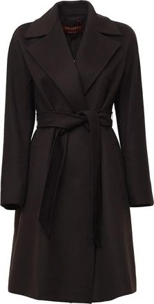Max Mara Dravenna Mantel - Dames - Mantels - Bruin - Maat: XS Wol