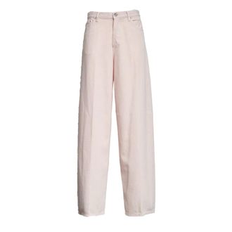 Dondup Wide Trousers, female, Beige, Size: W27 Loose Jeans