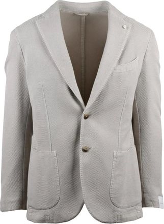 Luigi Bianchi Mantova Hombre, Chaquetas, Beige, Talla: L