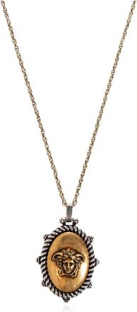 Versace Tivoli Ketting - unisex - Kettingen - Geel - ONE Size - Leer - Accessoires