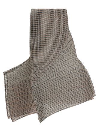 Issey Miyake Brown Polyester Mini Womens Skirt