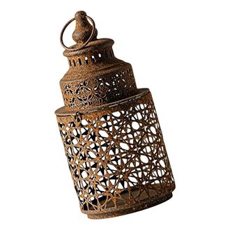 OEM Farol Decorativo Marroqu&iacute;, Metal Y Portavelas En-a3408