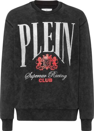 Philipp Plein Racing Club Sweatshirt - Heren - Sweatshirts - Zwart - L - Katoen - Hoodies & sweatvesten