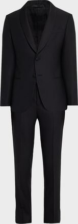 Giorgio Armani Men & apos;s Smoking Soho Shawl-Collar Tuxedo