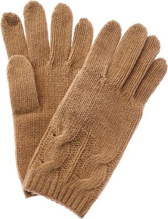 Portolano Cable Cashmere Tech Gloves