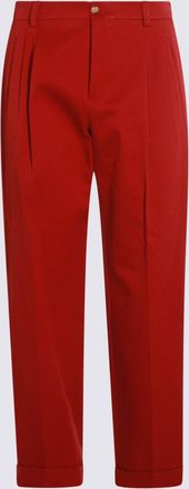 Valentino Red Cotton Pants