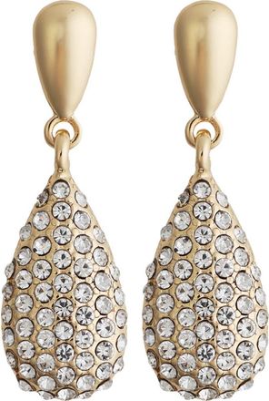 Panacea Pavé Teardrop Earrings in Gold at Nordstrom