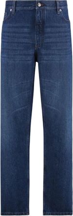 Ermenegildo Zegna Jeans Roccia con applicazione - Blu