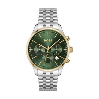 HUGO BOSS Avery Chronograph - unisex - Accessoires - Grijs - Maat: ONE Size