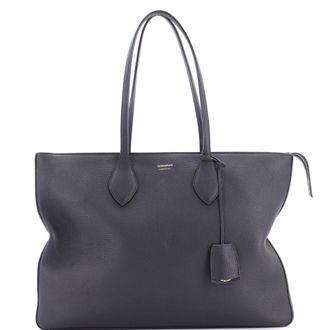 Ferragamo Fold Side Star Tote Leather Large