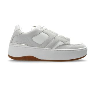 Michael Kors Schoenen, Dames, Wit, 38 1/2 EU, Leer, Ryder Platform Sneakers