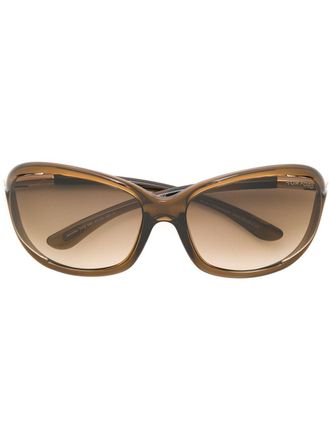 Tom Ford Eyewear Occhiali da sole squadrati - Marrone