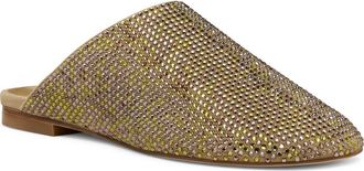 Stuart Weitzman Talia Shine Mule in Golden Olive at Nordstrom, Size 7.5