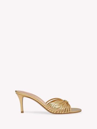 Gianvito Rossi Vyna Sandals in Brown Nappa at Nordstrom, Size 40.5