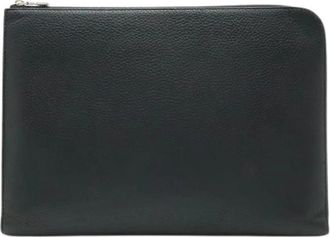 Louis Vuitton Pre-owned Pochette Jour GM NM Taurillon Leren Clutch - Heren - Vintage Clutch - Zwart - ONE Size - Leer - Vintage