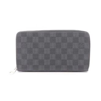 Louis Vuitton Pre-owned Wallets, male, Black, Size: ONE SIZE Pre-owned Zippy Organizer Damier Graphite Wallet