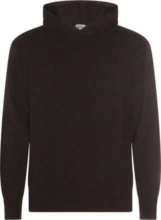 Altea Felpa in lana vergine con cappuccio - Marrone