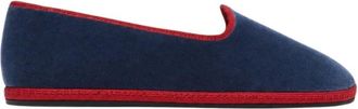 Scarosso William IV Target Friulane Slipper - Heren - Loafers - Blauw - 40 EU - Katoen - Schoenen