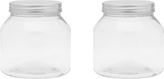 10 Strawberry Street Set Of 2 Branson Glass Canisters