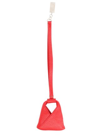 Maison Margiela Japanese Triangular Bovine Leather Bag Charm