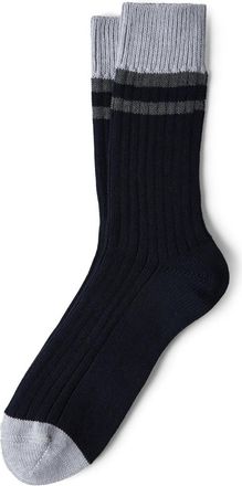 Brunello Cucinelli Striped Cotton Socks
