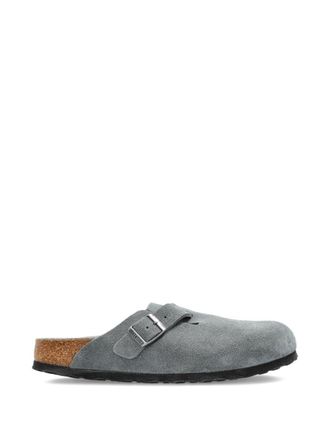 Birkenstock Boston Suede Leather Slippers-Donna