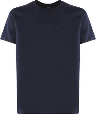 Dondup Blauw Logo T-shirt voor Heren - Italiaans Katoen - Heren - T-shirts - Blauw - M - Katoen - Tops