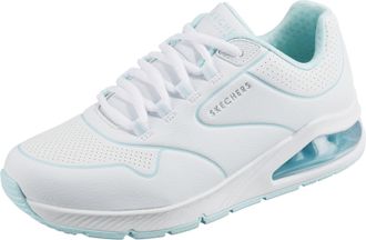 Skechers UNO 2 Ombre Away Women,Ladies Trainers,Low Shoe,lace-up,Street Shoe,Sneaker,Casual Shoe,Wedge Heels,Width: Regular,Removable Insole,Weiß,41 EU / 8 UK 