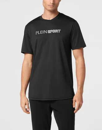 Plein Sport Reflective T-Shirt Round Neck Ss Men in Black at Nordstrom, Size Xxx-Large