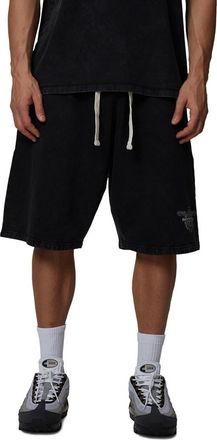 Good For Nothing Oversized Eagle Shorts in Black at Nordstrom, Size Xx-Large