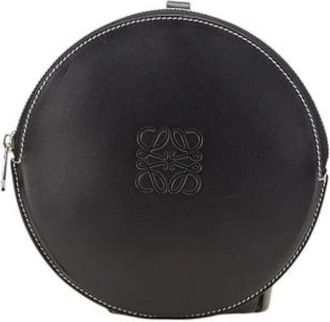Loewe Pre-owned Leather Pouch - Dames - Vintage Mini Tas - Zwart - ONE Size - Leer - Vintage