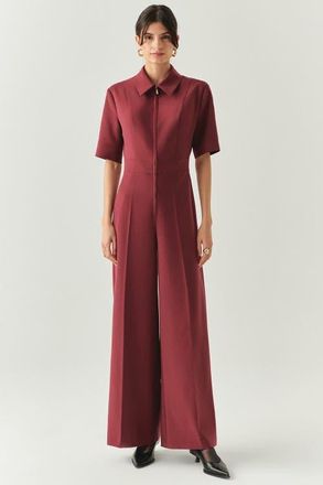 Exquise Valery Jumpsuit in Dark Red at Nordstrom, Size Xx-Large