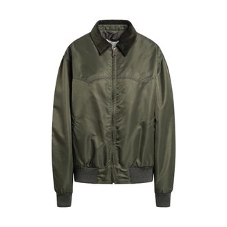 Maison Margiela Bomber Jackets, female, Green, Size: L Bomber Jacket
