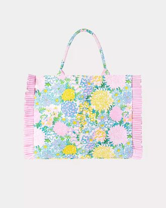 Lilly Pulitzer Ruffle Tote