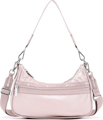 LeSportsac Small Shine Nylon Shoulder Bag in Rose Gold Shine at Nordstrom Rack
