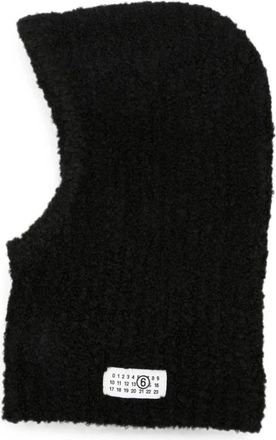 Maison Margiela Boucl&eacute; Logo Patch Hoed - Heren - Hoeden - Zwart - M - Accessoires