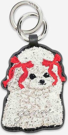 Ganni Joy Dog Keychain