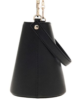Guess Womens Crossbody Bag Black Polyurethane - Bucket-Bags