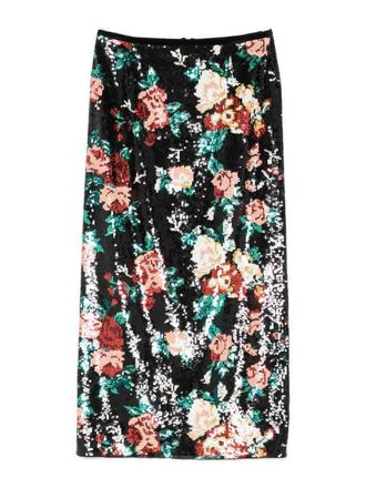 Forte_Forte Sequined Midi Skirt