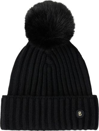 Bogner Ranya Cap - Dames - Hoeden - Zwart - ONE Size - Wol - Accessoires