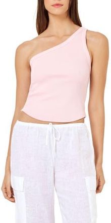 L*Space Kylie One-Shoulder Cover-Up Tank in Petal at Nordstrom Rack, Size X-Small
