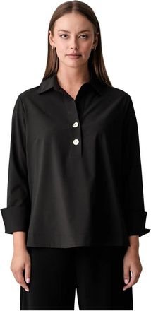 Joseph Ribkoff Shirt Blouse - Dames - Blouses - Zwart - L - Overhemden