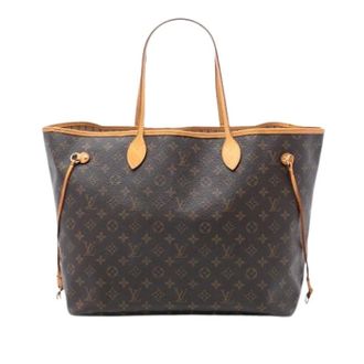 Louis Vuitton Pre-owned Tote Bags, female, Brown, Size: ONE SIZE Pre-owned Neverfull GM Tote