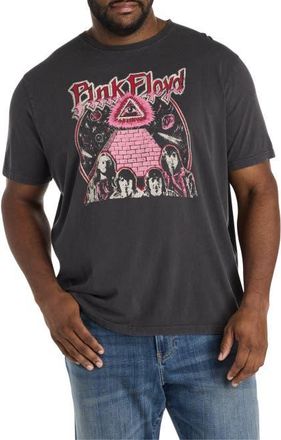 Lucky Brand Big & Tall Pink Floyd Graphic Tee in Jet Black at Nordstrom, Size 4X Big