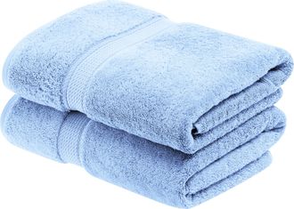 Superior Solid Egyptian Cotton 2-Piece Bath Towel Set