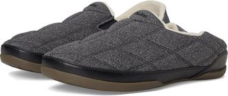 Olukai Pukui Mens Slippers Dark Shadow/Lava Rock : 14 D - Medium, Cotton