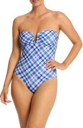 Sea Level Australia Somerset U-Bar Convertible One-Piece Swimsuit in Denim Blue at Nordstrom Rack, Size 10 Us / 14 Au
